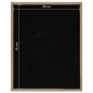 vidaXL 3D-Box-Bilderrahmen 3 Stk. Natur 28x35 cm für 4x(10x15 cm) Bild vidaXL 3D-Box-Bilderrahmen 3 Stk. Natur 28x35 cm für 4x(10x15 cm) Bild
