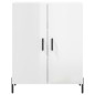 vidaXL Highboard Hochglanz-Weiß 69,5x34x180 cm Holzwerkstoff vidaXL Highboard Hochglanz-Weiß 69,5x34x180 cm Holzwerkstoff