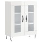 vidaXL Highboard Hochglanz-Weiß 69,5x34x180 cm Holzwerkstoff vidaXL Highboard Hochglanz-Weiß 69,5x34x180 cm Holzwerkstoff