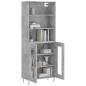 vidaXL Highboard Betongrau 69,5x34x180 cm Holzwerkstoff vidaXL Highboard Betongrau 69,5x34x180 cm Holzwerkstoff