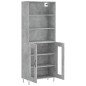 vidaXL Highboard Betongrau 69,5x34x180 cm Holzwerkstoff vidaXL Highboard Betongrau 69,5x34x180 cm Holzwerkstoff