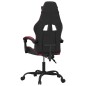 Gaming-Stuhl Drehbar Schwarz und Weinrot Kunstleder Gaming-Stuhl Drehbar Schwarz und Weinrot Kunstleder