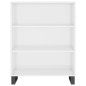 vidaXL Highboard Hochglanz-Weiß 69,5x32,5x180 cm Holzwerkstoff vidaXL Highboard Hochglanz-Weiß 69,5x32,5x180 cm Holzwerkstoff