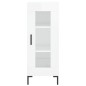 vidaXL Highboard Hochglanz-Weiß 34,5x34x180 cm Holzwerkstoff vidaXL Highboard Hochglanz-Weiß 34,5x34x180 cm Holzwerkstoff