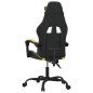 Gaming-Stuhl Drehbar Schwarz und Golden Kunstleder Gaming-Stuhl Drehbar Schwarz und Golden Kunstleder