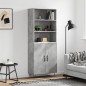 vidaXL Highboard Betongrau 69,5x34x180 cm Holzwerkstoff vidaXL Highboard Betongrau 69,5x34x180 cm Holzwerkstoff