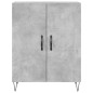 vidaXL Highboard Betongrau 69,5x34x180 cm Holzwerkstoff vidaXL Highboard Betongrau 69,5x34x180 cm Holzwerkstoff