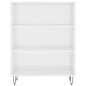 vidaXL Highboard Hochglanz-Weiß 69,5x32,5x180 cm Holzwerkstoff vidaXL Highboard Hochglanz-Weiß 69,5x32,5x180 cm Holzwerkstoff