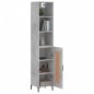 vidaXL Highboard Betongrau 34,5x34x180 cm Holzwerkstoff vidaXL Highboard Betongrau 34,5x34x180 cm Holzwerkstoff