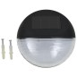vidaXL Solar-Außenleuchten für Wand LED 24 Stk. Rund Schwarz vidaXL Solar-Außenleuchten für Wand LED 24 Stk. Rund Schwarz