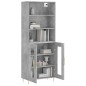 vidaXL Highboard Betongrau 69,5x34x180 cm Holzwerkstoff vidaXL Highboard Betongrau 69,5x34x180 cm Holzwerkstoff