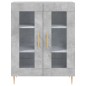vidaXL Highboard Betongrau 69,5x34x180 cm Holzwerkstoff vidaXL Highboard Betongrau 69,5x34x180 cm Holzwerkstoff