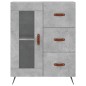 vidaXL Highboard Betongrau 69,5x34x180 cm Holzwerkstoff vidaXL Highboard Betongrau 69,5x34x180 cm Holzwerkstoff