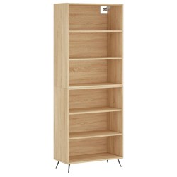 vidaXL Highboard Sonoma-Eiche 69,5x32,5x180 cm Holzwerkstoff