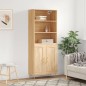 vidaXL Highboard Sonoma-Eiche 69,5x34x180 cm Holzwerkstoff vidaXL Highboard Sonoma-Eiche 69,5x34x180 cm Holzwerkstoff