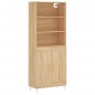 vidaXL Highboard Sonoma-Eiche 69,5x34x180 cm Holzwerkstoff vidaXL Highboard Sonoma-Eiche 69,5x34x180 cm Holzwerkstoff