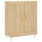 vidaXL Highboard Sonoma-Eiche 69,5x34x180 cm Holzwerkstoff vidaXL Highboard Sonoma-Eiche 69,5x34x180 cm Holzwerkstoff