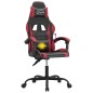 Gaming-Stuhl Drehbar Schwarz und Weinrot Kunstleder Gaming-Stuhl Drehbar Schwarz und Weinrot Kunstleder