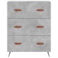 vidaXL Highboard Betongrau 69,5x34x180 cm Holzwerkstoff vidaXL Highboard Betongrau 69,5x34x180 cm Holzwerkstoff
