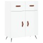 vidaXL Highboard Hochglanz-Weiß 69,5x34x180 cm Holzwerkstoff vidaXL Highboard Hochglanz-Weiß 69,5x34x180 cm Holzwerkstoff