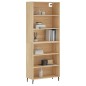 vidaXL Highboard Sonoma-Eiche 69,5x32,5x180 cm Holzwerkstoff vidaXL Highboard Sonoma-Eiche 69,5x32,5x180 cm Holzwerkstoff