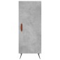 vidaXL Highboard Betongrau 34,5x34x180 cm Holzwerkstoff vidaXL Highboard Betongrau 34,5x34x180 cm Holzwerkstoff