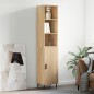 vidaXL Highboard Sonoma-Eiche 34,5x34x180 cm Holzwerkstoff vidaXL Highboard Sonoma-Eiche 34,5x34x180 cm Holzwerkstoff