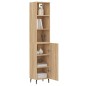 vidaXL Highboard Sonoma-Eiche 34,5x34x180 cm Holzwerkstoff vidaXL Highboard Sonoma-Eiche 34,5x34x180 cm Holzwerkstoff