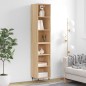 vidaXL Highboard Sonoma-Eiche 34,5x32,5x180 cm Holzwerkstoff vidaXL Highboard Sonoma-Eiche 34,5x32,5x180 cm Holzwerkstoff