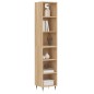 vidaXL Highboard Sonoma-Eiche 34,5x32,5x180 cm Holzwerkstoff vidaXL Highboard Sonoma-Eiche 34,5x32,5x180 cm Holzwerkstoff