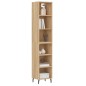 vidaXL Highboard Sonoma-Eiche 34,5x32,5x180 cm Holzwerkstoff vidaXL Highboard Sonoma-Eiche 34,5x32,5x180 cm Holzwerkstoff