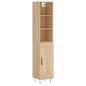 vidaXL Highboard Sonoma-Eiche 34,5x34x180 cm Holzwerkstoff vidaXL Highboard Sonoma-Eiche 34,5x34x180 cm Holzwerkstoff