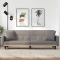 vidaXL Schlafsofa mit Kissen Taupe Stoff vidaXL Schlafsofa mit Kissen Taupe Stoff