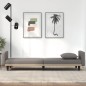 vidaXL Schlafsofa mit Kissen Taupe Stoff vidaXL Schlafsofa mit Kissen Taupe Stoff