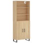 vidaXL Highboard Sonoma-Eiche 69,5x34x180 cm Holzwerkstoff vidaXL Highboard Sonoma-Eiche 69,5x34x180 cm Holzwerkstoff