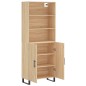 vidaXL Highboard Sonoma-Eiche 69,5x34x180 cm Holzwerkstoff vidaXL Highboard Sonoma-Eiche 69,5x34x180 cm Holzwerkstoff