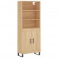 vidaXL Highboard Sonoma-Eiche 69,5x34x180 cm Holzwerkstoff vidaXL Highboard Sonoma-Eiche 69,5x34x180 cm Holzwerkstoff