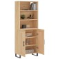 vidaXL Highboard Sonoma-Eiche 69,5x34x180 cm Holzwerkstoff vidaXL Highboard Sonoma-Eiche 69,5x34x180 cm Holzwerkstoff