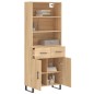 vidaXL Highboard Sonoma-Eiche 69,5x34x180 cm Holzwerkstoff vidaXL Highboard Sonoma-Eiche 69,5x34x180 cm Holzwerkstoff