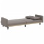 vidaXL Schlafsofa mit Kissen Taupe Stoff vidaXL Schlafsofa mit Kissen Taupe Stoff