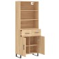 vidaXL Highboard Sonoma-Eiche 69,5x34x180 cm Holzwerkstoff vidaXL Highboard Sonoma-Eiche 69,5x34x180 cm Holzwerkstoff
