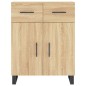 vidaXL Highboard Sonoma-Eiche 69,5x34x180 cm Holzwerkstoff vidaXL Highboard Sonoma-Eiche 69,5x34x180 cm Holzwerkstoff