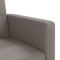 vidaXL Schlafsofa mit Kissen Taupe Stoff vidaXL Schlafsofa mit Kissen Taupe Stoff