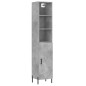 vidaXL Highboard Betongrau 34,5x34x180 cm Holzwerkstoff vidaXL Highboard Betongrau 34,5x34x180 cm Holzwerkstoff