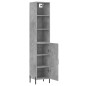 vidaXL Highboard Betongrau 34,5x34x180 cm Holzwerkstoff vidaXL Highboard Betongrau 34,5x34x180 cm Holzwerkstoff
