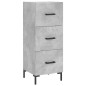 vidaXL Highboard Betongrau 34,5x34x180 cm Holzwerkstoff vidaXL Highboard Betongrau 34,5x34x180 cm Holzwerkstoff