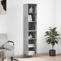 vidaXL Highboard Betongrau 34,5x32,5x180 cm Holzwerkstoff vidaXL Highboard Betongrau 34,5x32,5x180 cm Holzwerkstoff