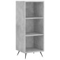 vidaXL Highboard Betongrau 34,5x32,5x180 cm Holzwerkstoff vidaXL Highboard Betongrau 34,5x32,5x180 cm Holzwerkstoff
