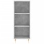vidaXL Highboard Betongrau 34,5x32,5x180 cm Holzwerkstoff vidaXL Highboard Betongrau 34,5x32,5x180 cm Holzwerkstoff