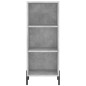 vidaXL Highboard Betongrau 34,5x32,5x180 cm Holzwerkstoff vidaXL Highboard Betongrau 34,5x32,5x180 cm Holzwerkstoff